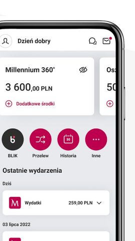 Bank Millennium для Android — скриншот 1