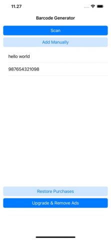 Barcode Generator + для iOS — скриншот 1