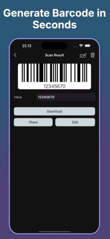 Barcode Generator ◌ для iOS — скриншот 2