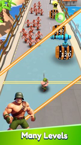 Barrel blast zombie war для Android — скриншот 5