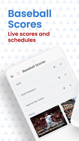 Baseball Scores для Android — скриншот 1