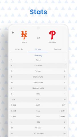 Baseball Scores для Android — скриншот 5