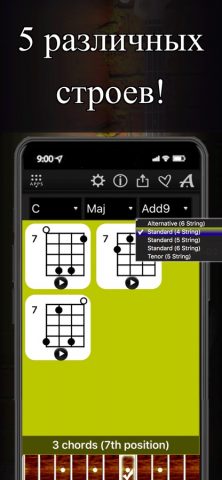 Bass Chords Compass для iOS — скриншот 3