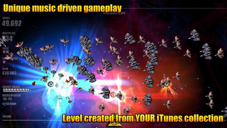 Beat Hazard Ultra для iOS — скриншот 1