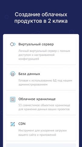 Beget — панель управления для Android — скриншот 1