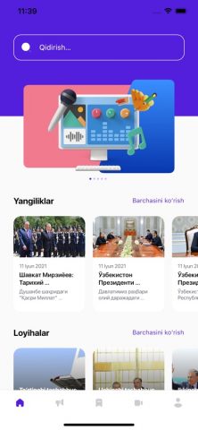 Besh Tashabbus для iOS — скриншот 1