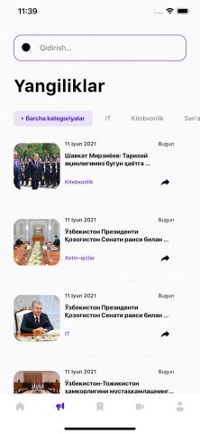 Besh Tashabbus для iOS — скриншот 2