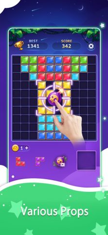 Block Puzzle — Игра Jewel Cube для iOS — скриншот 1