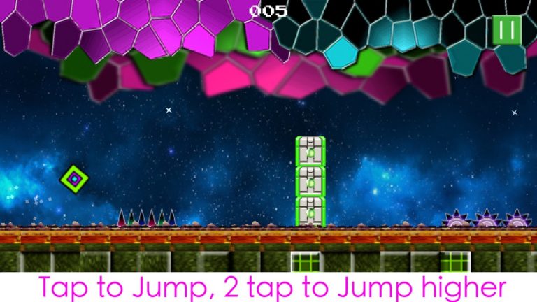 Block Space — Geometry Dash Space для iOS — скриншот 1