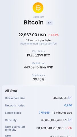 Blockchair: Block Explorer для Android — скриншот 2
