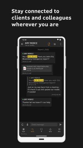 Bloomberg Professional для Android — скриншот 4