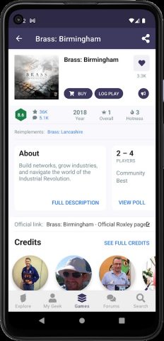 BoardGameGeek — скриншот 2