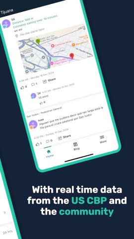 Bordify — Border Wait Times для Android — скриншот 2