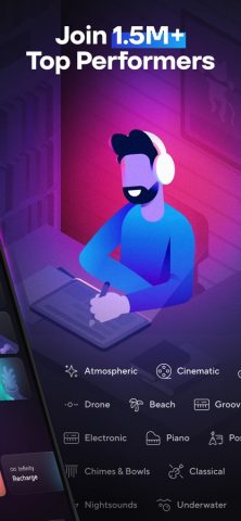 Brain.fm: Focus & Sleep Music для iOS — скриншот 2