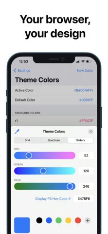 Браузер RedApp для iOS — скриншот 4
