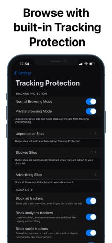 Браузер RedApp для iOS — скриншот 5