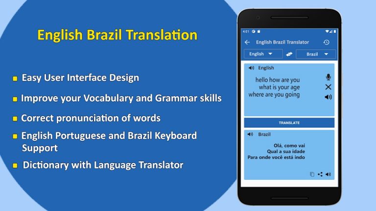 Brazil English Translation для Android — скриншот 1