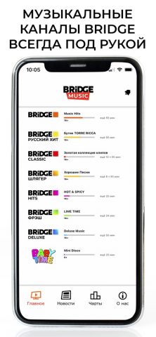 Bridge Music для iOS — скриншот 1