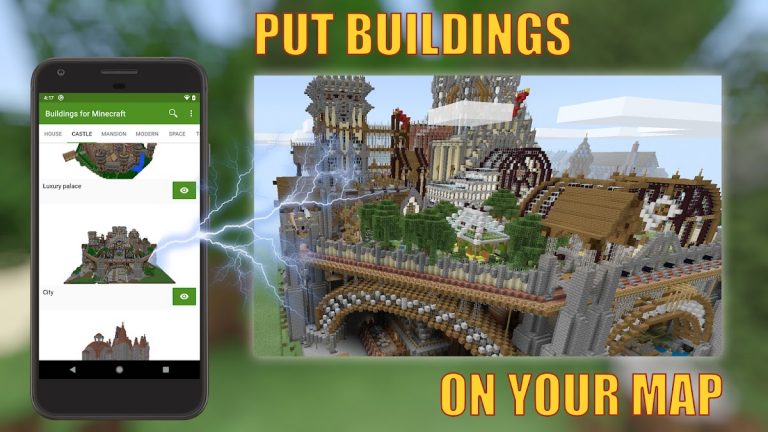 Постройки для Minecraft PE для Android — скриншот 1