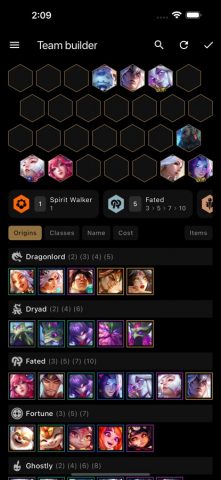 Builds for TFT — LoLChess для iOS — скриншот 2
