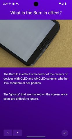 Burn-In Professional Fixer для Android — скриншот 1