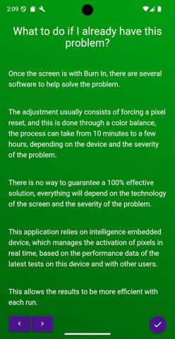 Burn-In Professional Fixer для Android — скриншот 2