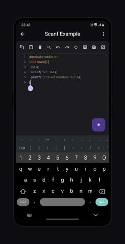 C Compiler для Android — скриншот 2