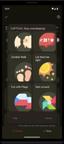 CAPTCHA для Sleep as Android для Android — скриншот 2