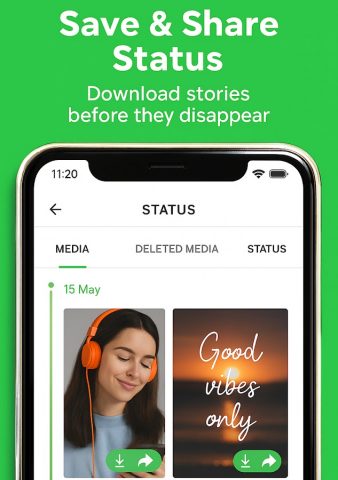 Chatsave — Recuperar mensagens для Android — скриншот 2