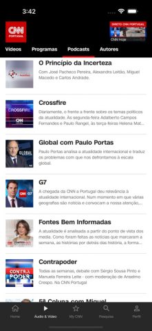 CNN Portugal для iOS — скриншот 3