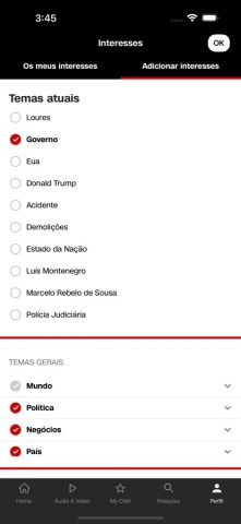 CNN Portugal для iOS — скриншот 4