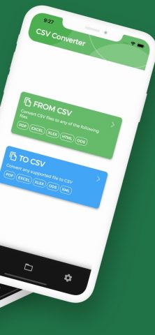 CSV Конвертер: CSV в PDF для iOS — скриншот 2