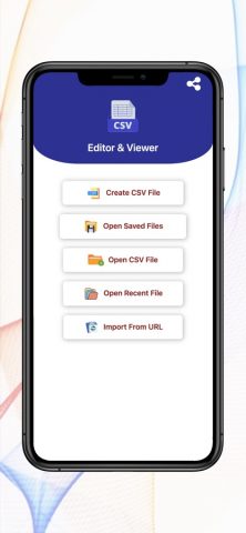 CSV file Create Edit & Viewer для iOS — скриншот 1