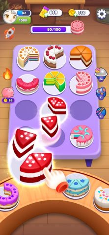 Cake Sort — Сортировка тортов для iOS — скриншот 1