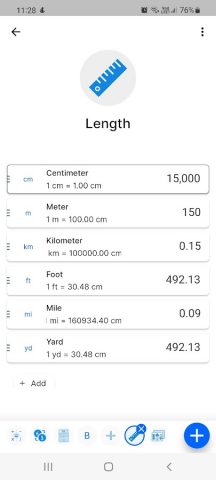 CalCon Calculator для Android — скриншот 4