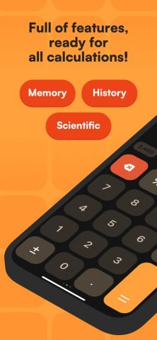 Calculator M+ для iOS — скриншот 1