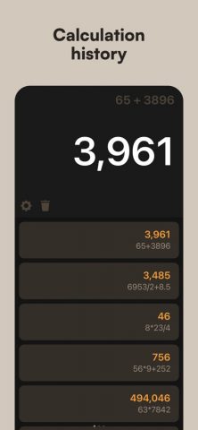 Calculator M+ для iOS — скриншот 4