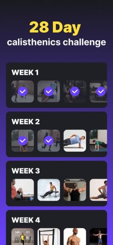 Calisthenics Workout для iOS — скриншот 2
