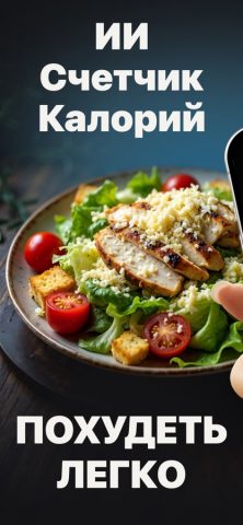 Calz－Счетчик калорий по фото для iOS — скриншот 1