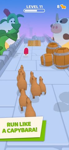 Capybara Rush для iOS — скриншот 2