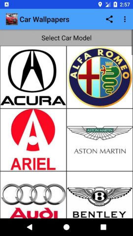 Car Wallpapers для Android — скриншот 1