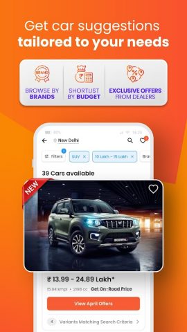 CarDekho: Buy New & Used Cars для Android — скриншот 2