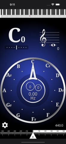 CarlTune — Chromatic Tuner для iOS — скриншот 1