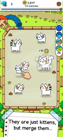 Cat Evolution: Clicker Game для iOS — скриншот 1