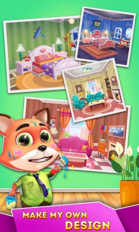 Cat Runner: Decorate Home для Android — скриншот 3