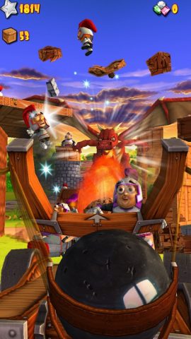 Catapult King для iOS — скриншот 1