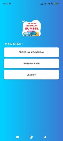 Cek Pajak Kendaraan Sumsel для Android — скриншот 2