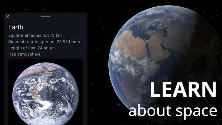 Celestia для Android — скриншот 1