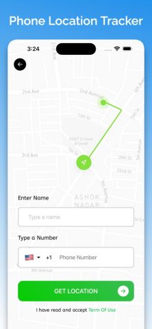 Cell Phone Location Tracker для iOS — скриншот 2