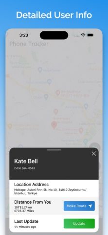 Cell Phone Location Tracker для iOS — скриншот 4